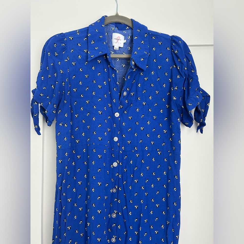 Hatch Royal Blue Maternity Dress - Medium - Picture 2 of 4